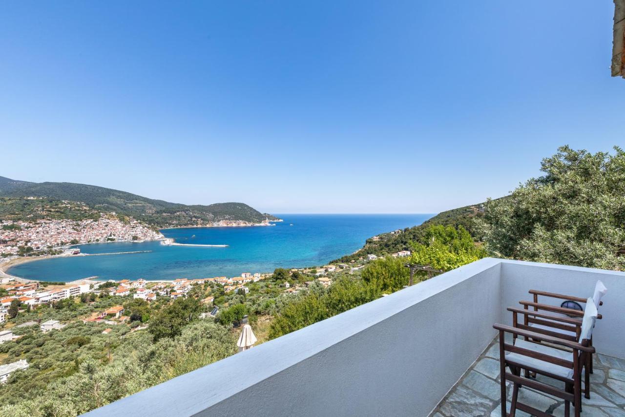 Villa Nina Skopelos- Private Pool - Magnificent Views Esterno foto