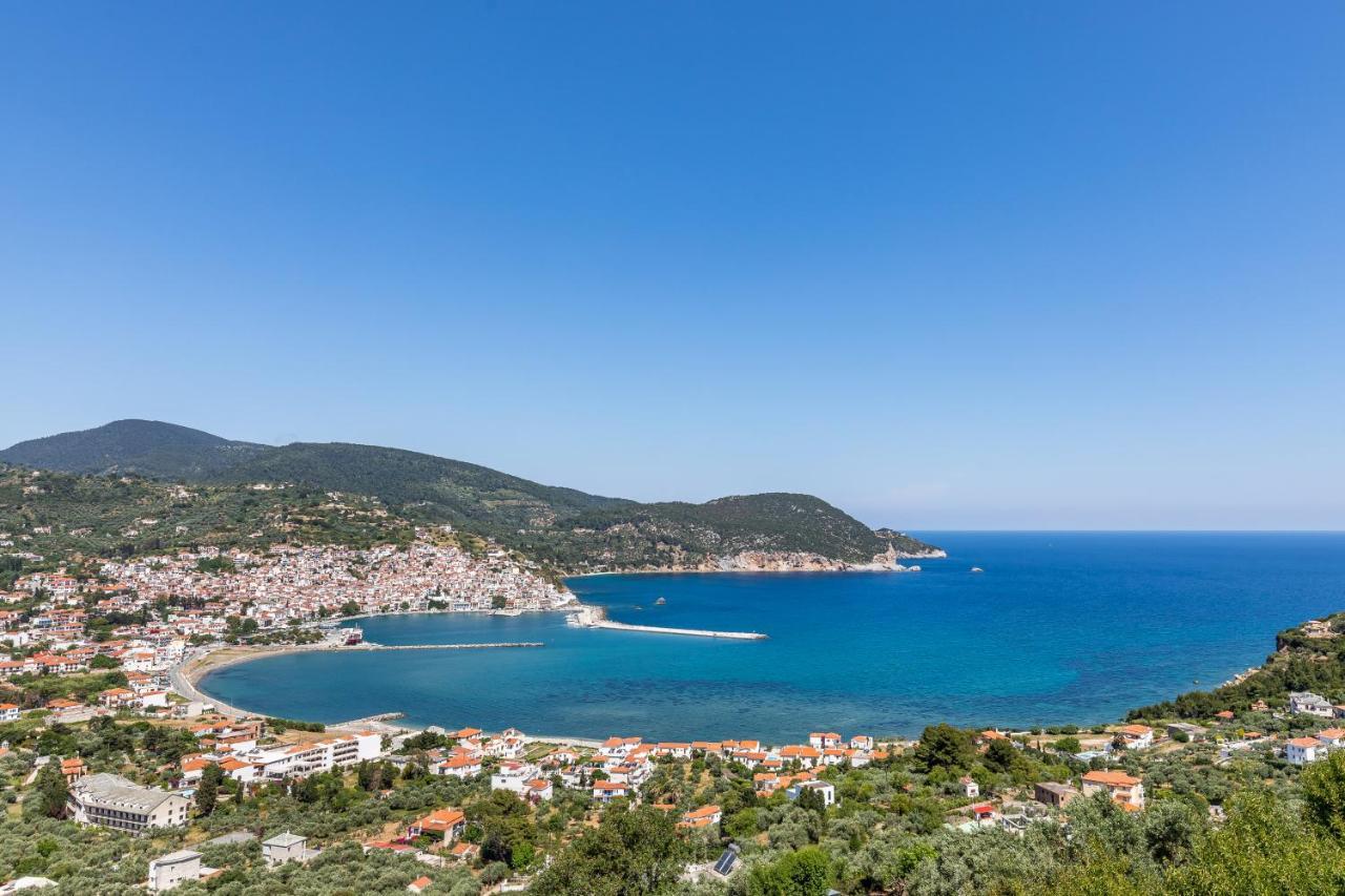 Villa Nina Skopelos- Private Pool - Magnificent Views Esterno foto