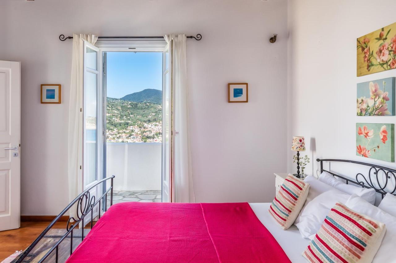 Villa Nina Skopelos- Private Pool - Magnificent Views Esterno foto