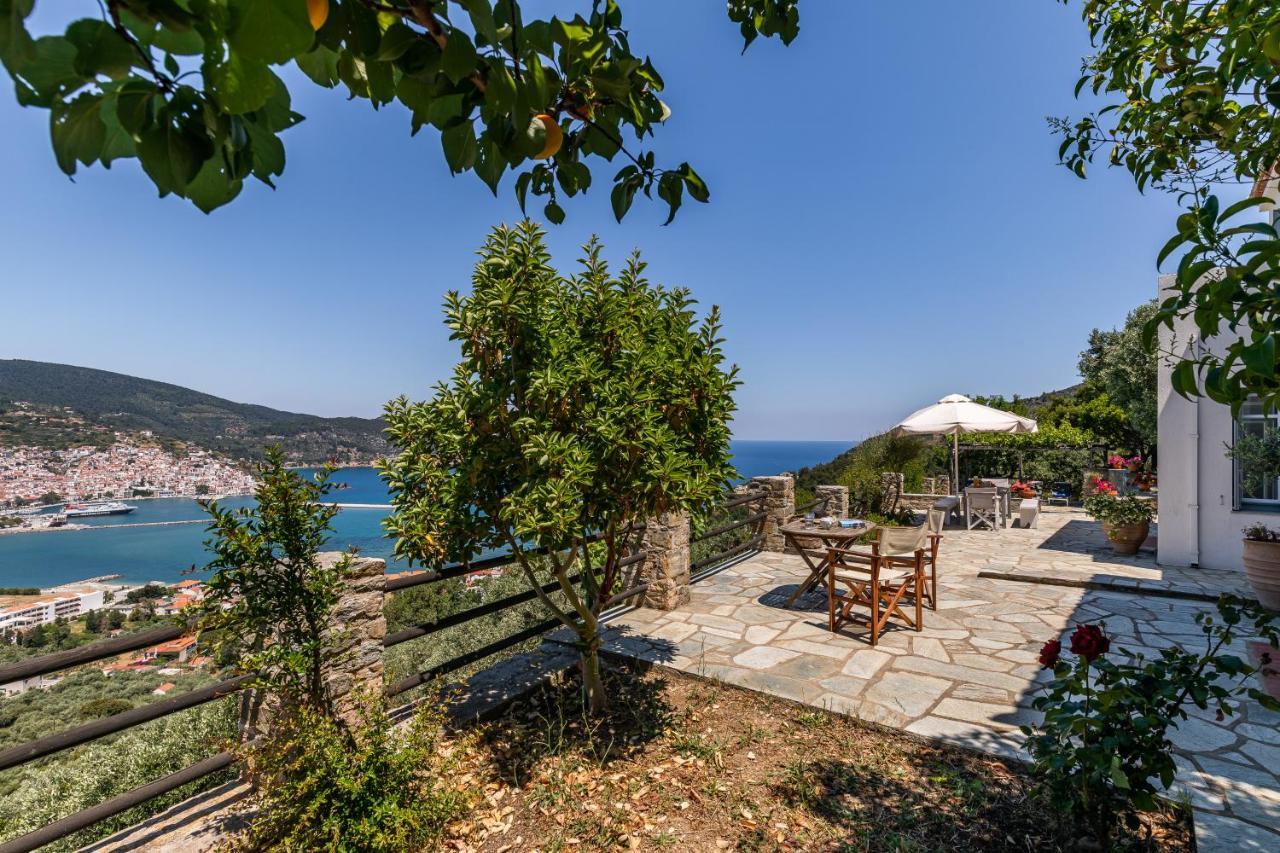 Villa Nina Skopelos- Private Pool - Magnificent Views Esterno foto