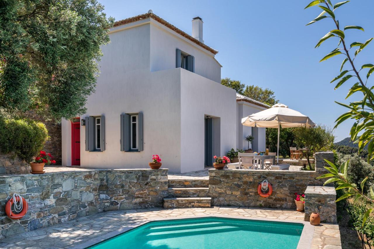 Villa Nina Skopelos- Private Pool - Magnificent Views Esterno foto