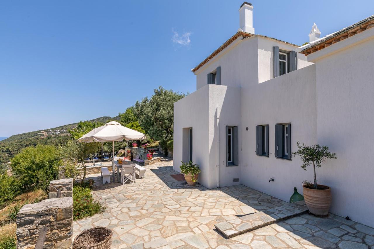 Villa Nina Skopelos- Private Pool - Magnificent Views Esterno foto