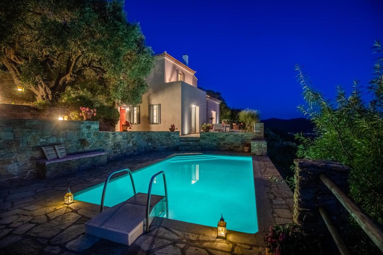 Villa Nina Skopelos- Private Pool - Magnificent Views Esterno foto
