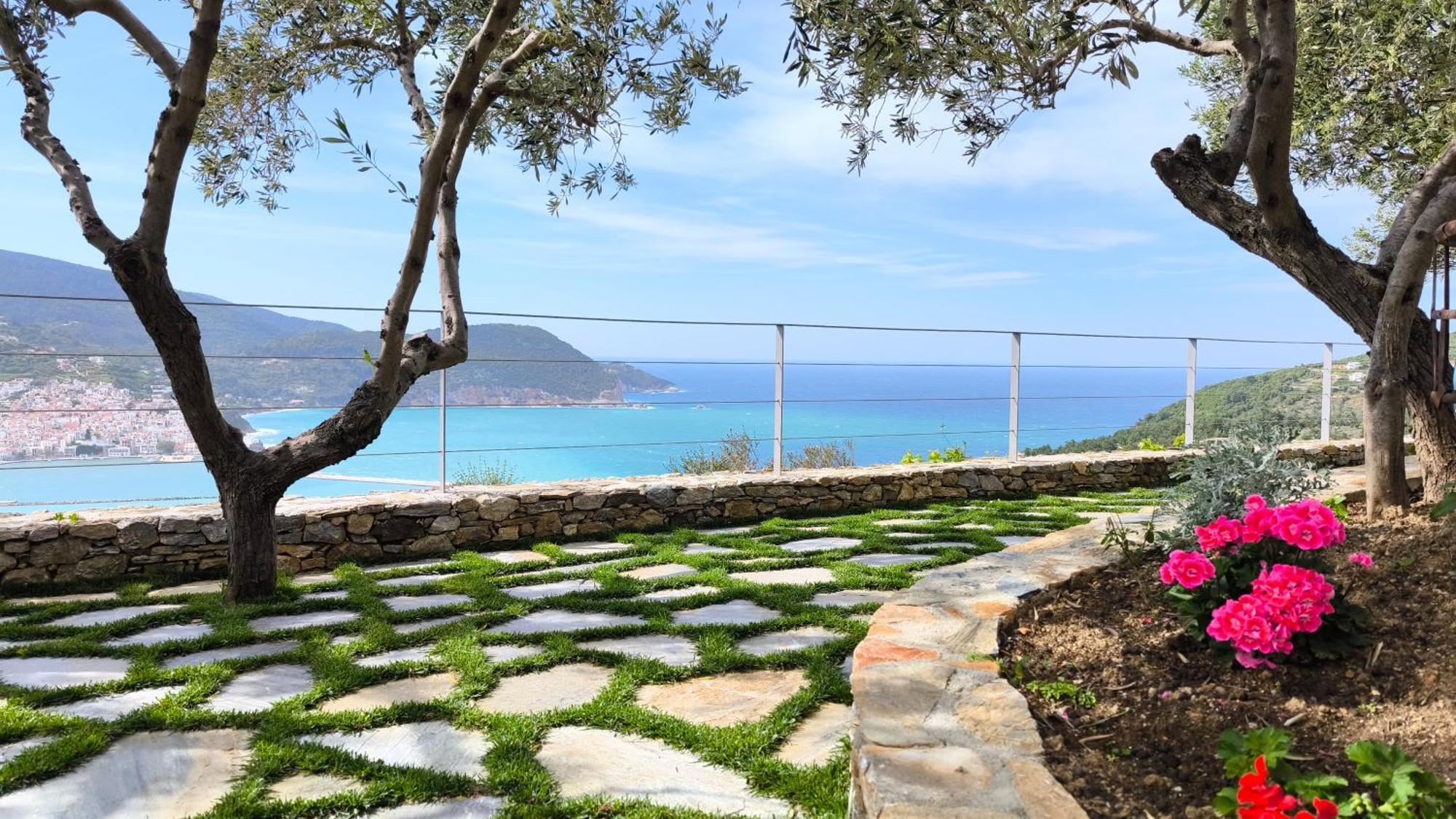 Villa Nina Skopelos- Private Pool - Magnificent Views Esterno foto